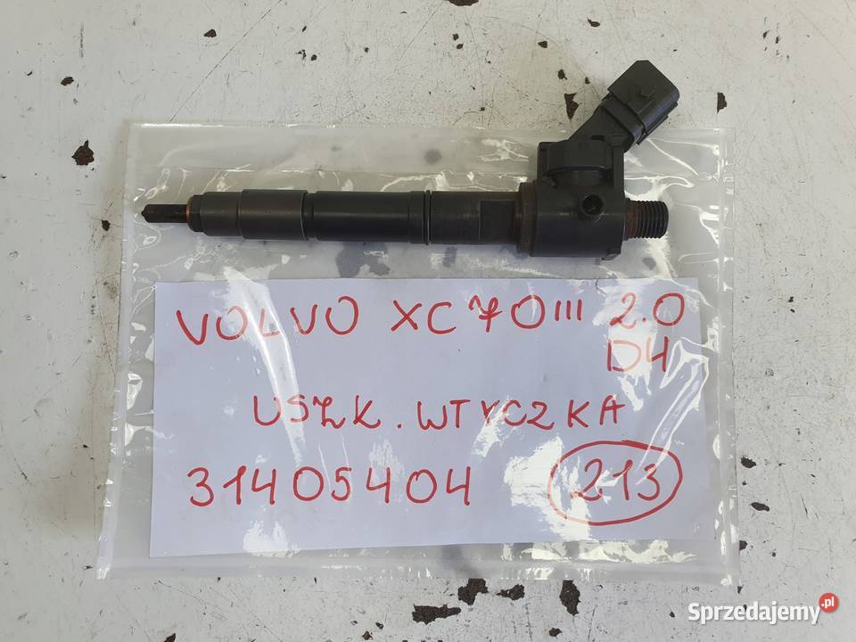 WTRYSKIWACZ Volvo V70 III XC70 II lift 20D D4 Wtryskiwacze Chełm