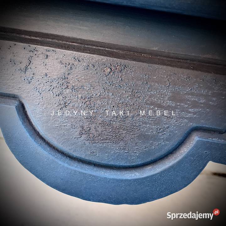 Kredenswitryna vintage niebieski shabby chic 42cm Jarosław