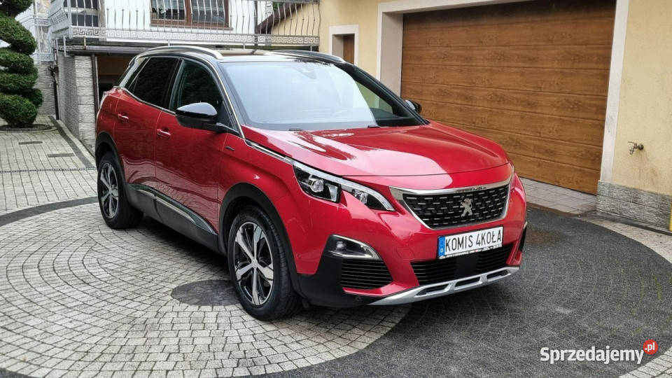 Peugeot 3008 GTLine Wzorowy Stan 20 HDI elektrochrom. lusterko wst. 3008 Płońsk