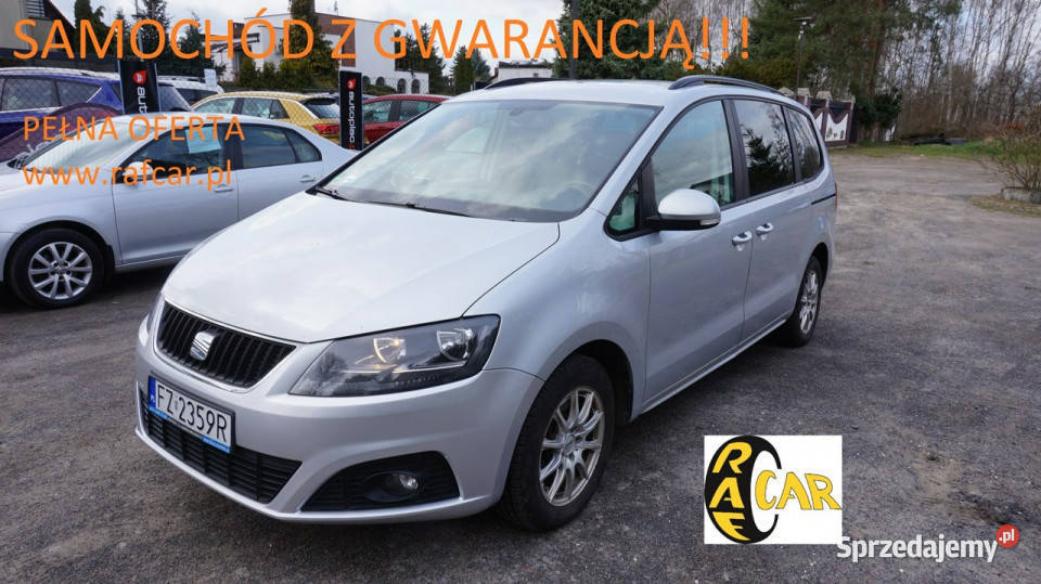 Seat Alhambra super stan Gwarancja II 2010 centralny zamek lubuskie Zielona Góra sprzedam