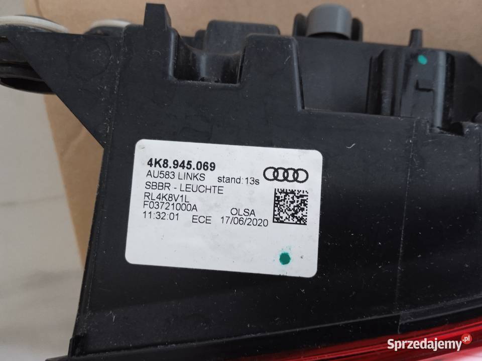 Audi RS7 C8 Lampy tylnej klapy bagażnika opolskie
