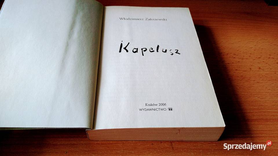 Kapelusz Włodzimierz Zakrzewski Gdańsk