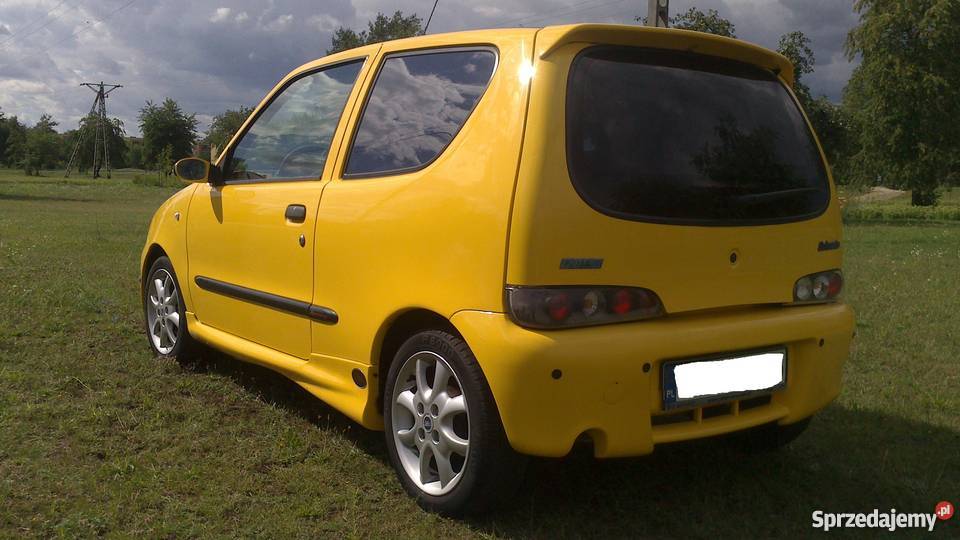 Fiat Seicento Sporting Michael Schumacher aluminiowe felgi Karczew