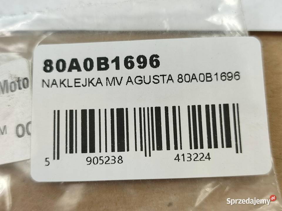 NAKLEJKA 1078 NA BAK PRAWA STR MV AGUSTA BRUTALE