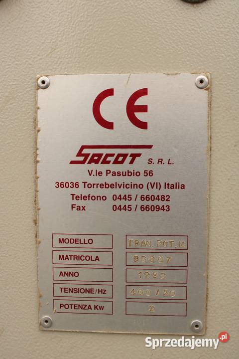 861 Stół transportowy 90 stopni SACOT Łabuńki Pierwsze