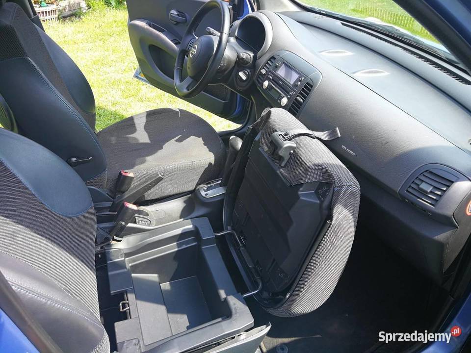 Nissan Mikra k12 Automat z LPG niebieski Hatchback Tuszyn sprzedam