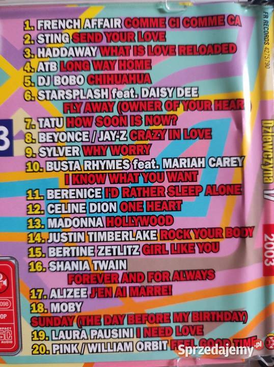 Dziewczyna 17 mega pop dance hits lata 8090 Kielce