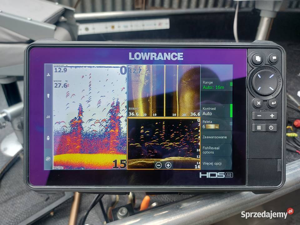 Echosonda Lowrance HDS 9 Carbon structurescan 3d Bobolice sprzedam