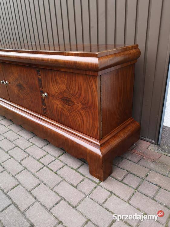 Komoda ARTDECO Orzech Unikatowa Niska RTV Stara Swarzędz sprzedam