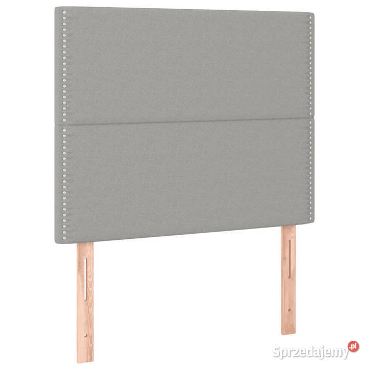 Zagłówek do łóżka z LED jasnoszary 90x5x118128 Warszawa