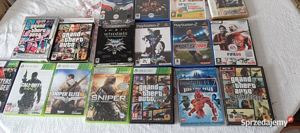 Kolekcja gier PC Xbox 360 2 Komputerowe PC Warszawa