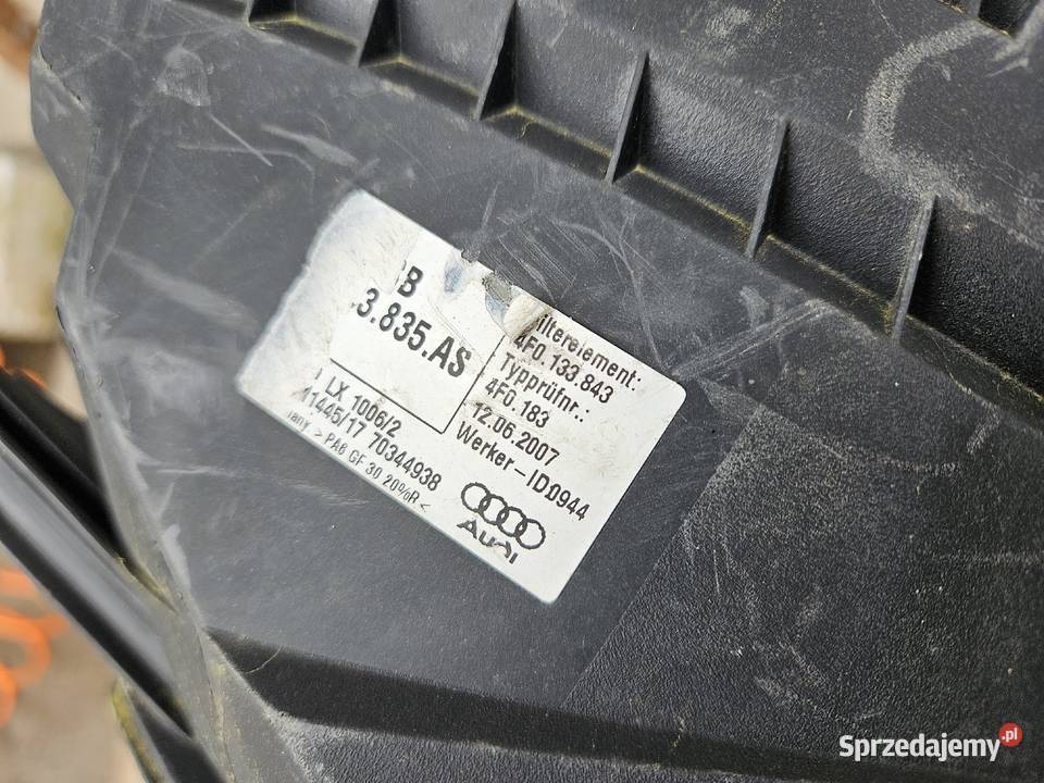 AUDI A6 C6 OBUDOWA FILTRA POWIETRZA 4F0133843 Międzychód