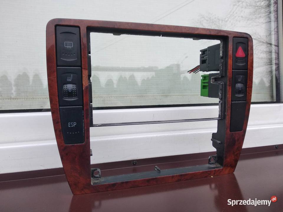 VW Passat B5 LIFT FL dekor środkowy drewno ramka Sieradz