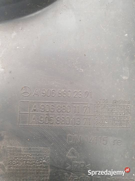 NAROŻNIK ZDERZAKA L TYŁ MERCEDES 906 A9068801171 osobowe Przystajń sprzedam