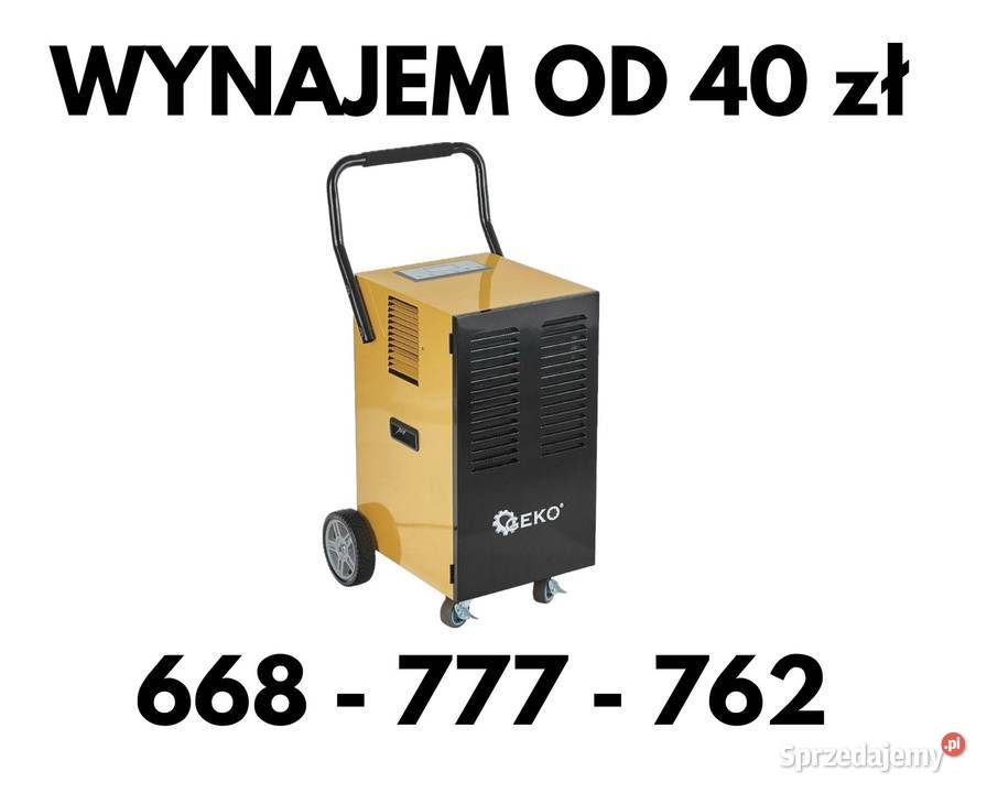 Wypożyczalnia sprzętu budowlanego osuszaczy Strzyżów