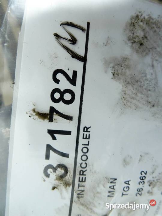 INTERCOOLER MAN TGA CHŁODNICA