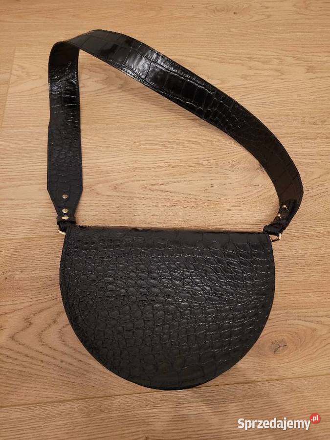 Nowa czarna skórzana torebka Warszawa