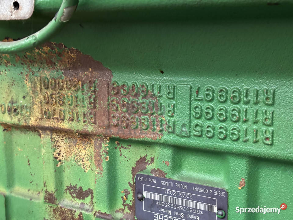 John Deere 6076HZ031 Blok Silnika R119995