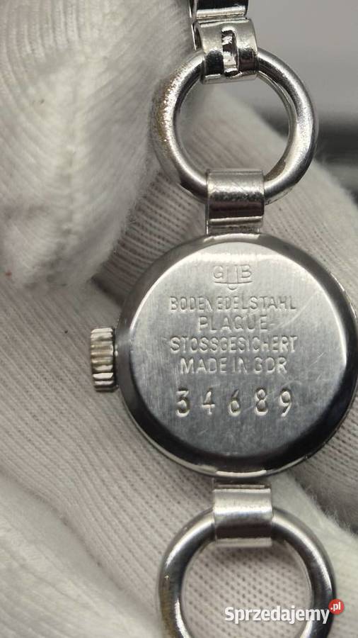 Damski biżuteryjny zegarek Glashutte Chorzów sprzedam