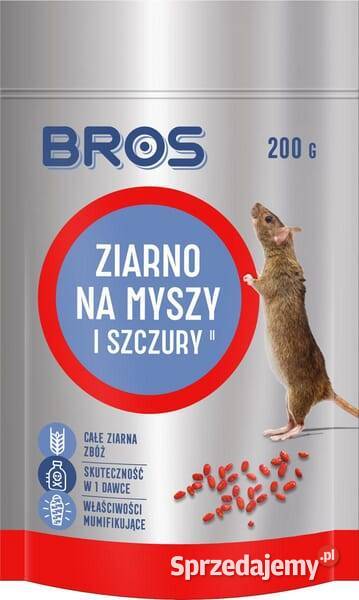 Ziarno na myszy i szczury 1 5 x doypack 200g Kamionna