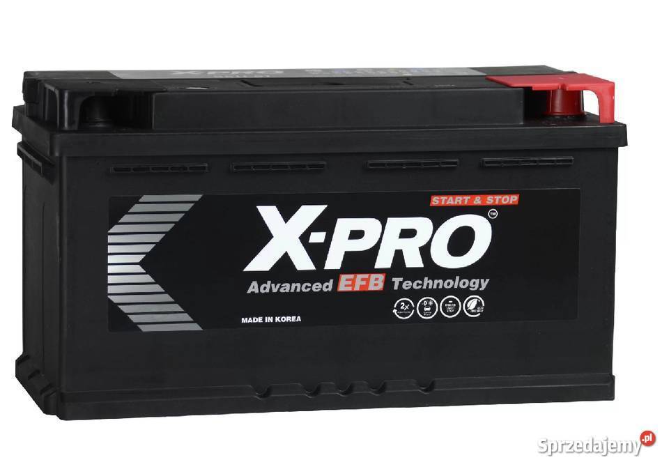 Akumulator XPRO EFB 95Ah 900A EN Prawy Plus osobowe Akumulatory