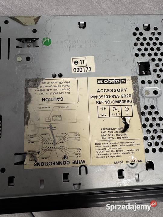 Radio BOSE Accord VI oryginalne