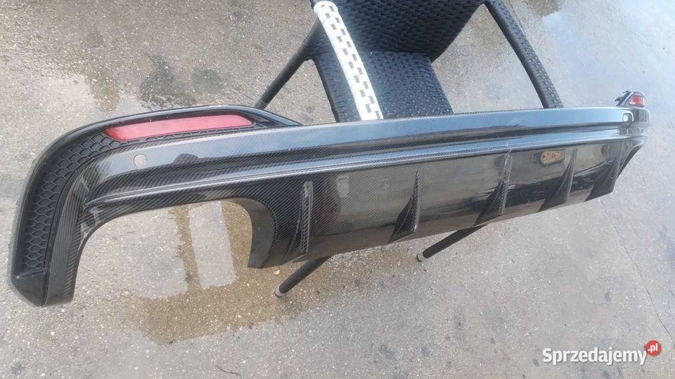 Dyfuzor Zderzak Tył Spoiler Carbon Maserati