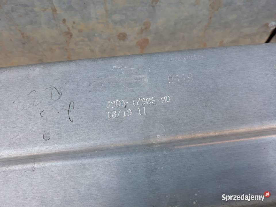 JAGUAR IPACE BELKA ZDERZAKA TYŁ TYLNA wielkopolskie Międzychód