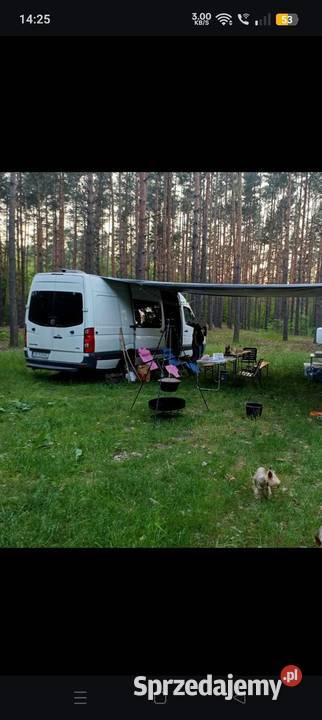 Vw Crafter campervan Rok produkcji 2008 dolnośląskie Trzebnica