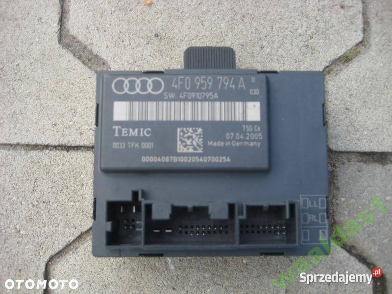 AUDI A6 C6 4F0 STEROWNIK DRZWI TYŁ RH 4F0959794A osobowe Rakoniewice