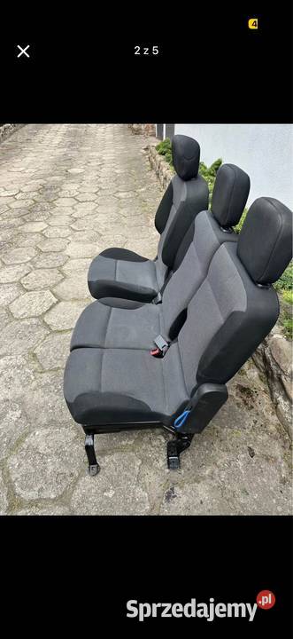 Fotele przednie do Peugeot Partnera Pniewy