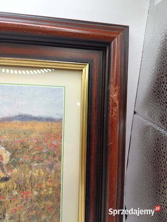 OBRAZEK OBRAZ SZKŁEM REPRODUKCJA ZDJĘCIE Malarstwo lubelskie Zamość