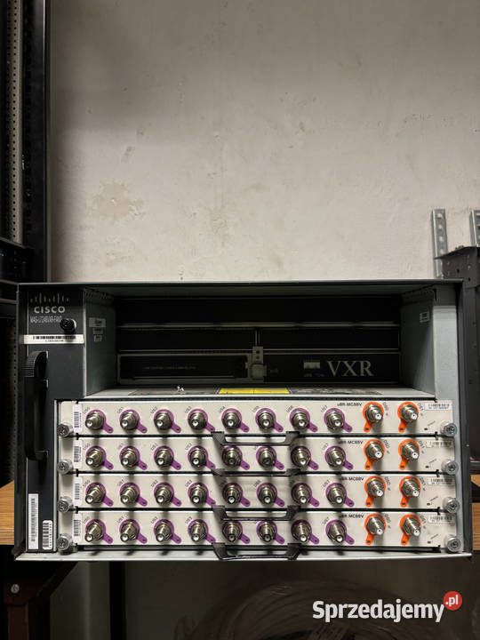 CMTS DOCsis Cisco uBR7200 MC88V NPEG2 Internet i komunikacja Gdańsk