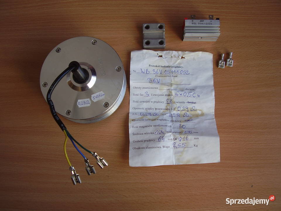 Prądnica na wiatrak 240 W Alternator 3 fazowy Kielce