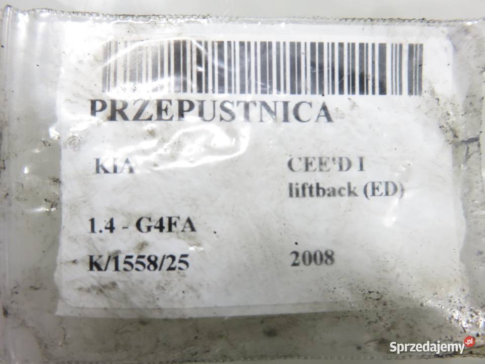 PRZEPUSTNICA KIA CEED I 14 16V 9600930006 sprzedam