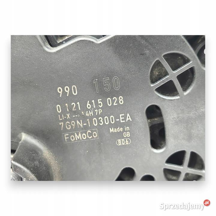 ALTERNATOR Ford Mondeo MK4 S Kuga 20 TDCi Układ elektryczny silnika Chełm
