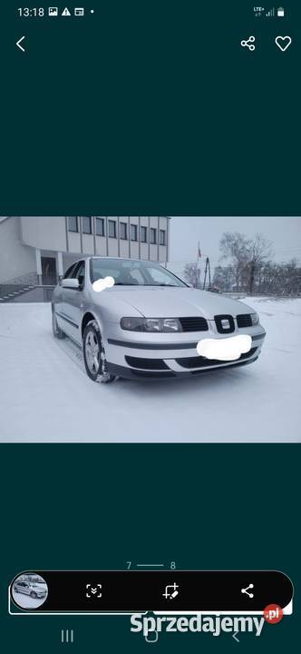 Seat Toledo 2 2001 16 benzyna SRwszystkie części Turkowice