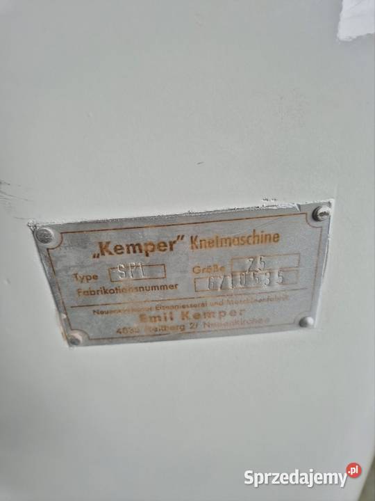 Mieszarka Spiralna Kemper SPL75 Lipsko