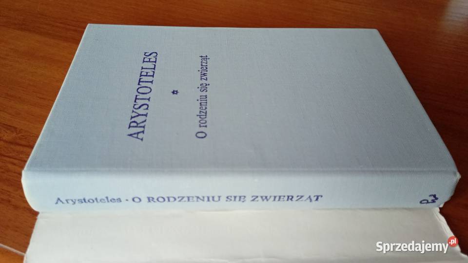 O rodzeniu się zwierząt Arystoteles Biblioteka Rok wydania 1979 Podręczniki Gdańsk