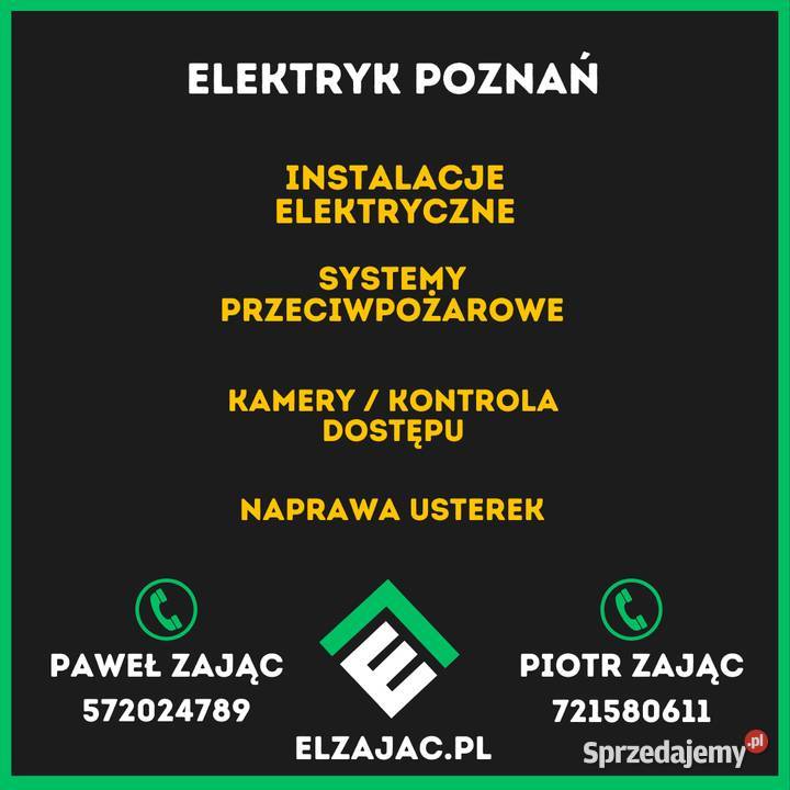 Elektryk Poznan i Instalacje elektryczne poznań