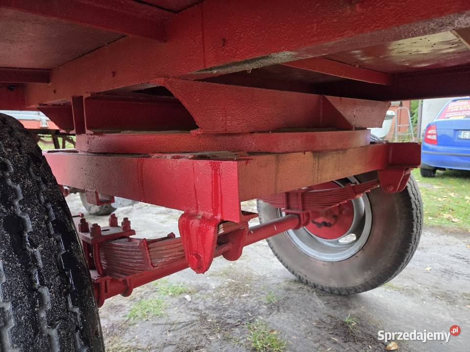 Przyczepa rolnicza d45 remoncie transport laweta Złoczew sprzedam
