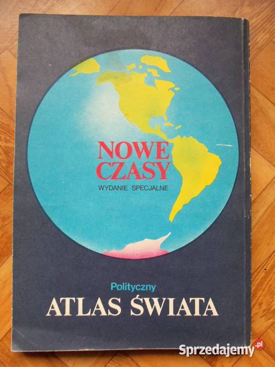 Atlas świata polityczny 1988 opolskie Głuchołazy