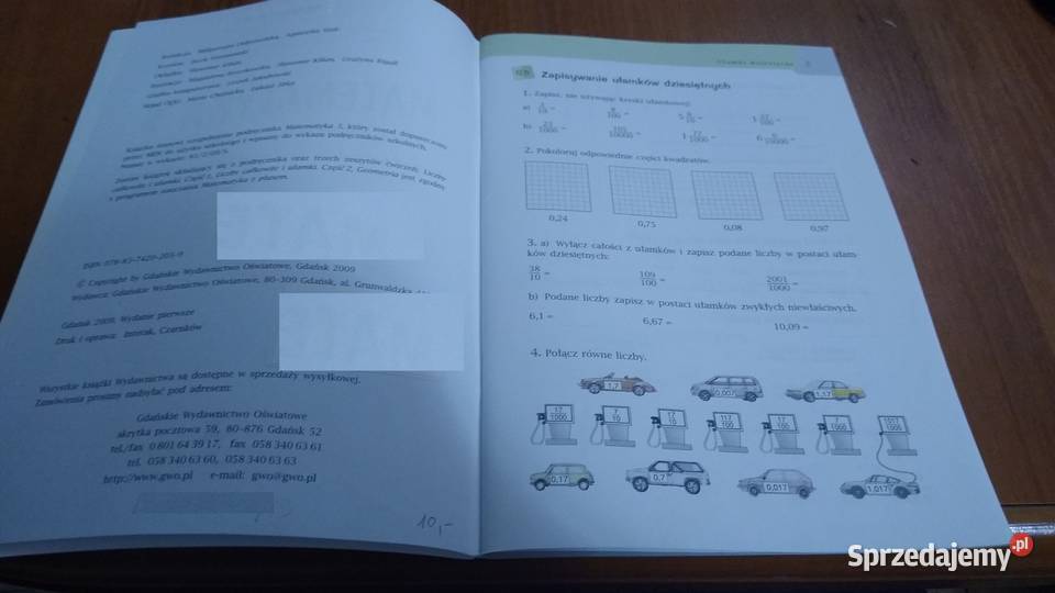 Matematyka z plusem 5 Zeszyt ćwiczeń 2 Liczby Gdańsk sprzedam