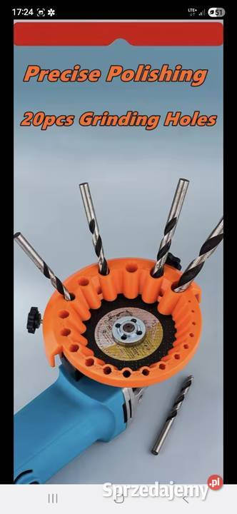 Ostrzałka do wierteł na szlifierkę kątową łódzkie