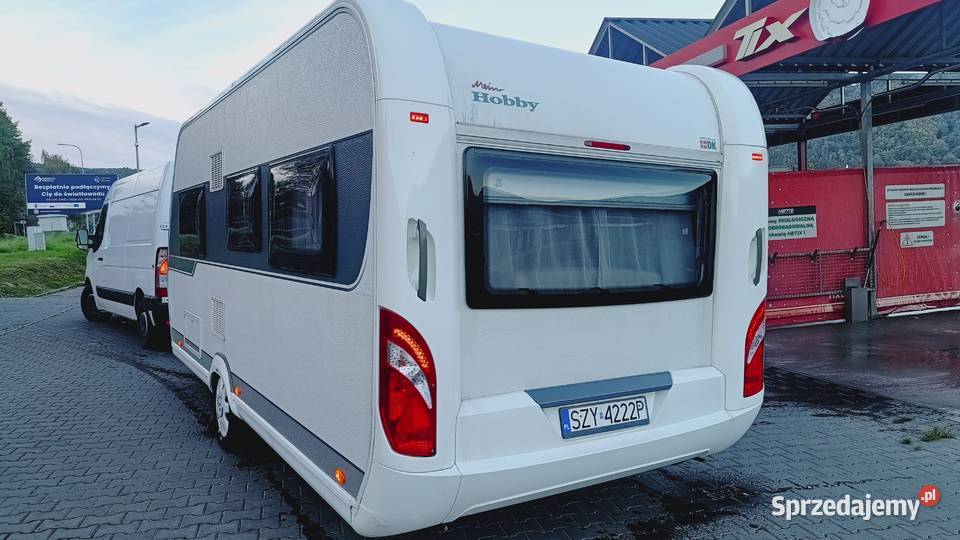 przyczepa kempingowa HOBBY PERFECT KLIMA Międzybrodzie Bialskie