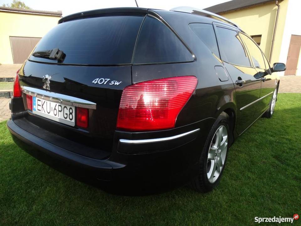Peugeot 407 SW 20 HDI 136 JBL panorama pół skóra diesel łódzkie