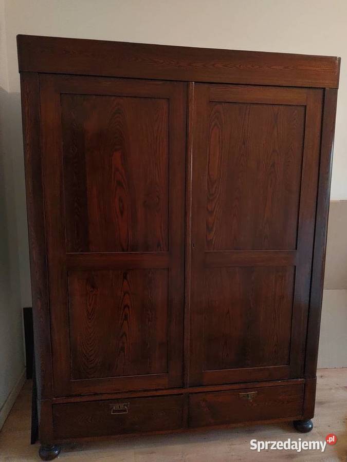 Stara drewniana szafa w stylu Biedermeier Warszawa sprzedam