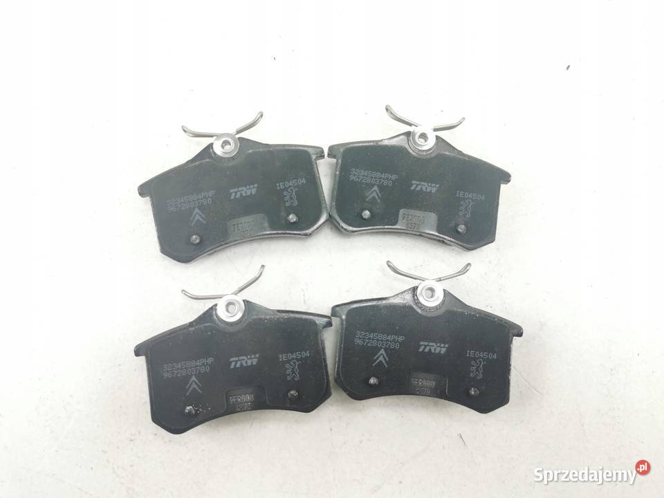 KLOCKI HAMULCOWE TYŁ CITROEN C3 II C4 CACTUS