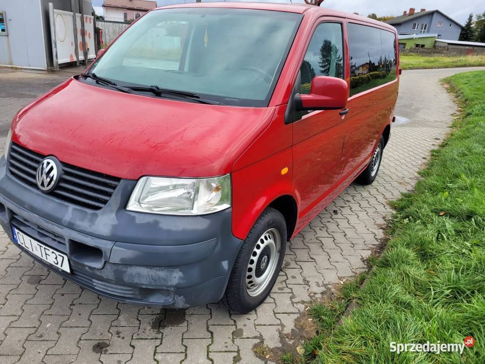 VW Transporter T5 2006r 19tdi 9osobowy klima centralny zamek Lipno