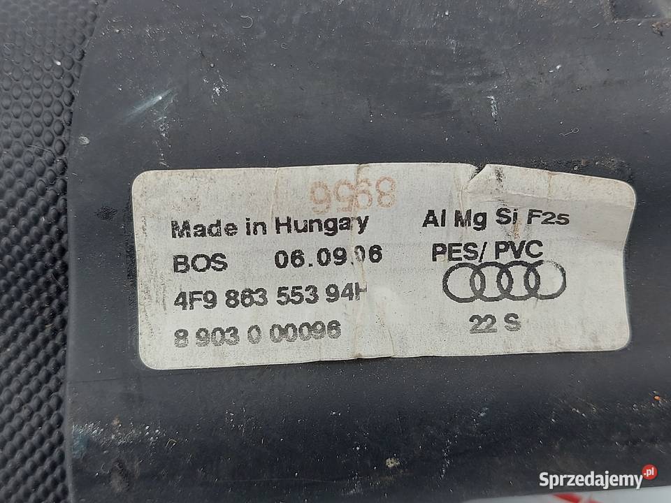 AUDI A6 C6 08r roleta bagażnika 4F9863553 Rolety bagażnika Kielce